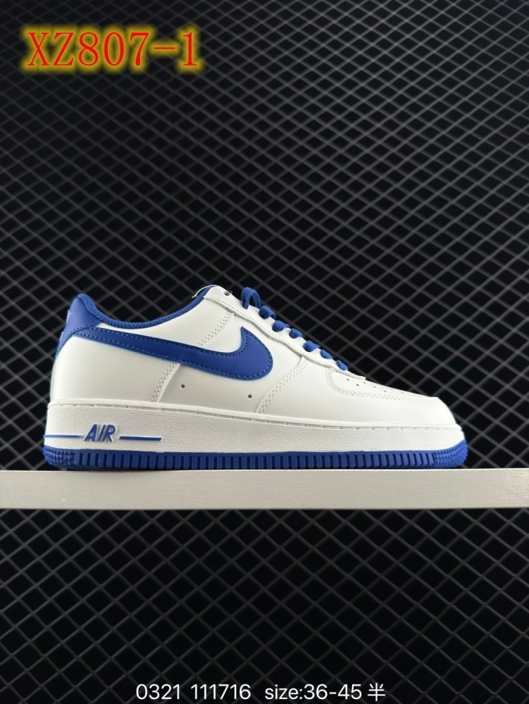 XZ807 Nike Air Force l' 07 Low\"White\/Light Grey"