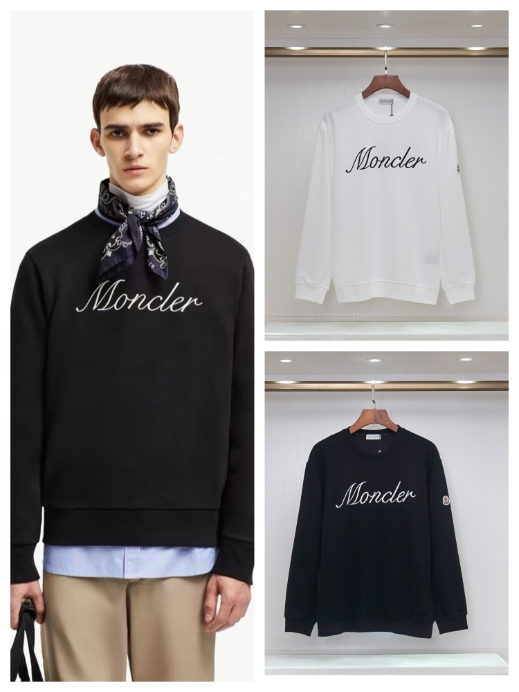 Same style as the one on the MONCLER official website: Crew neck sweatshirt