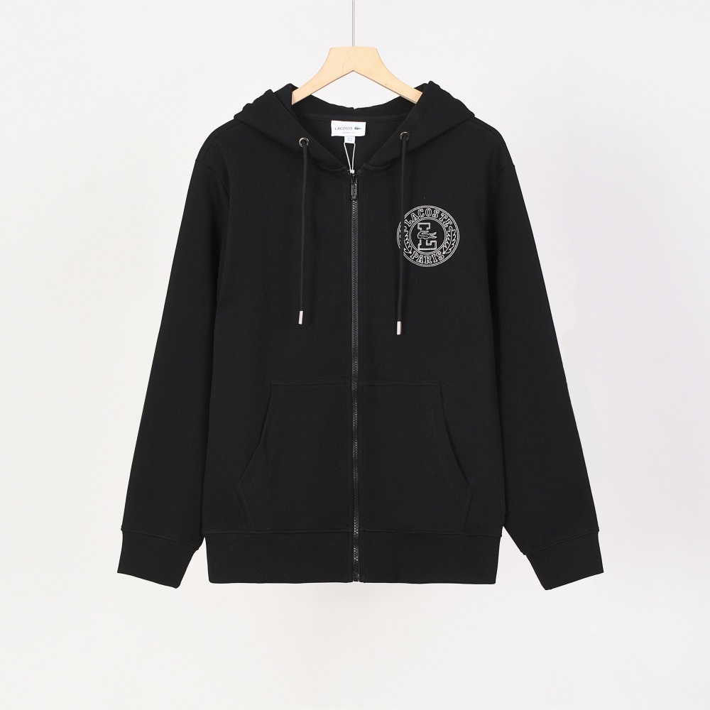 LACOSTE Hooded zippered sweatshirt jacket 2
