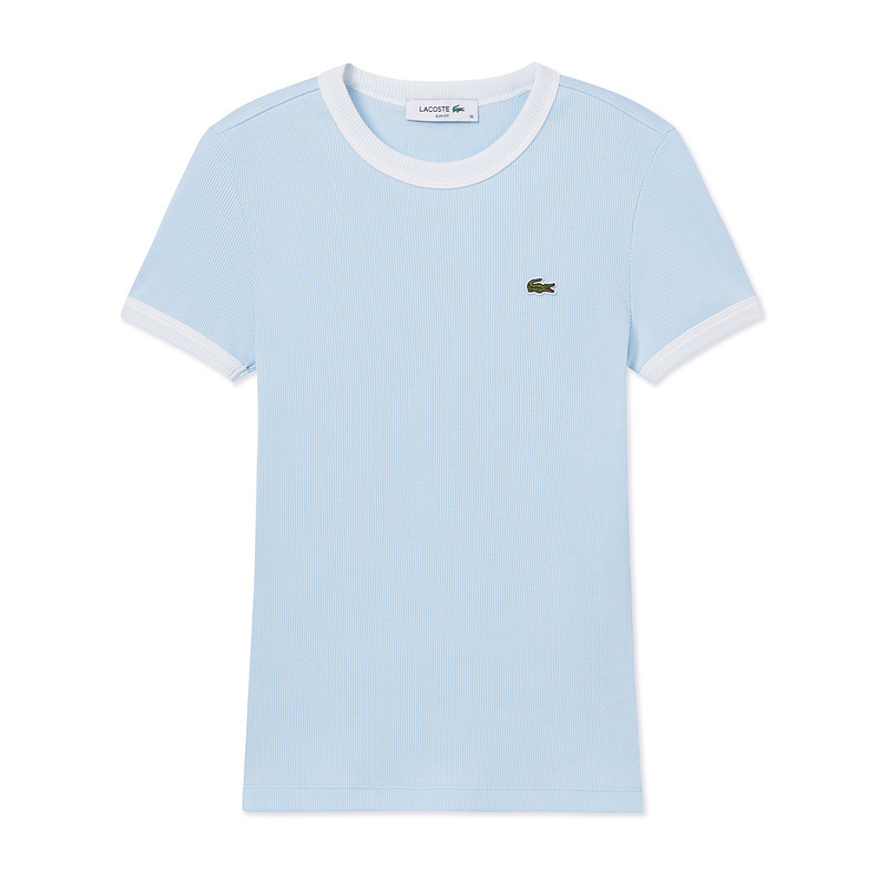 LACOSTE pure cotton women's short-sleeved shirt