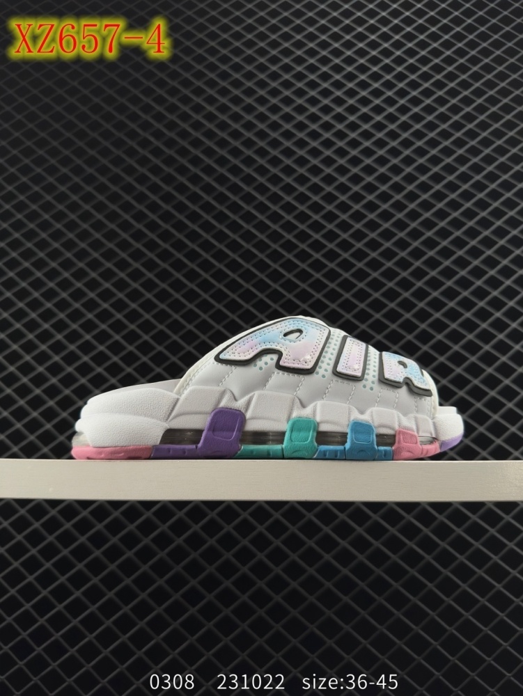 XZ657 Nike Air More Uptempo Slide\"White Aqua\"""