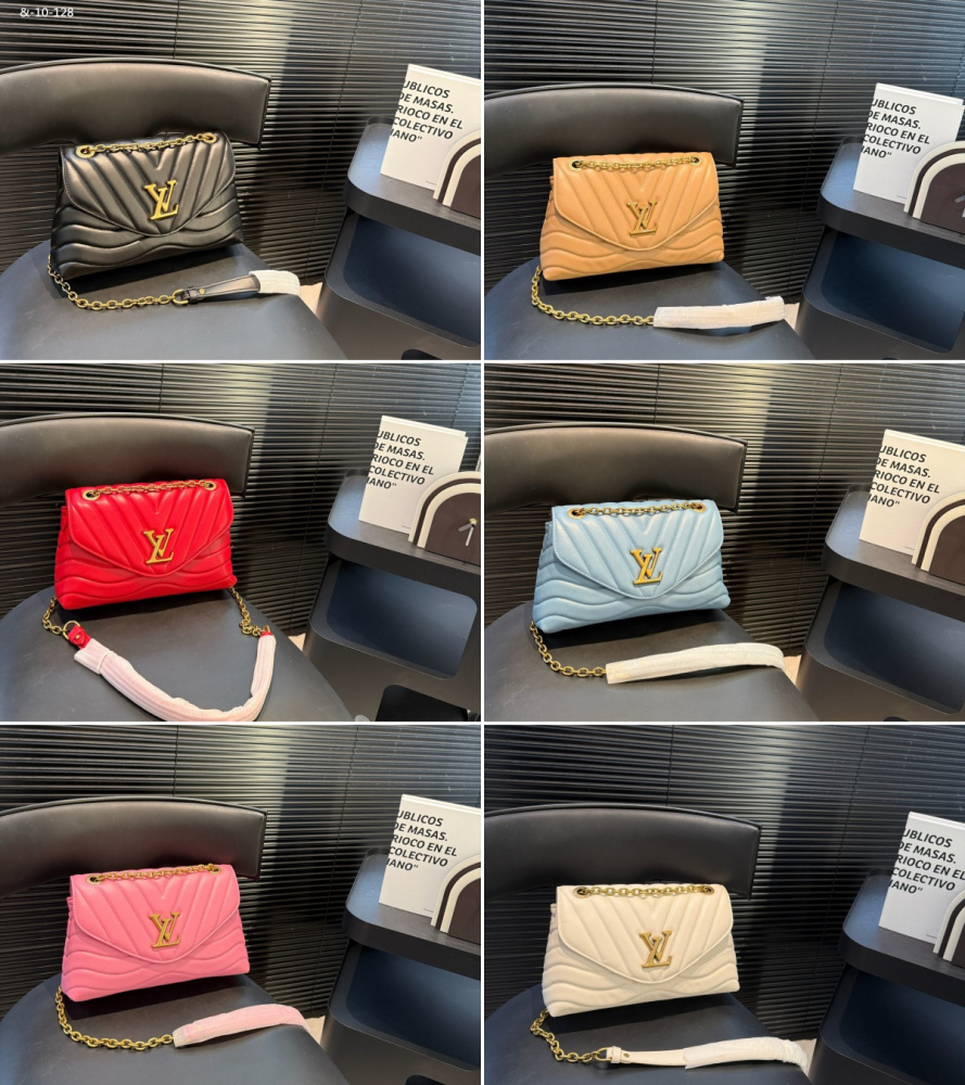 Louis Vuitton women's shoulder cross arm chain bag