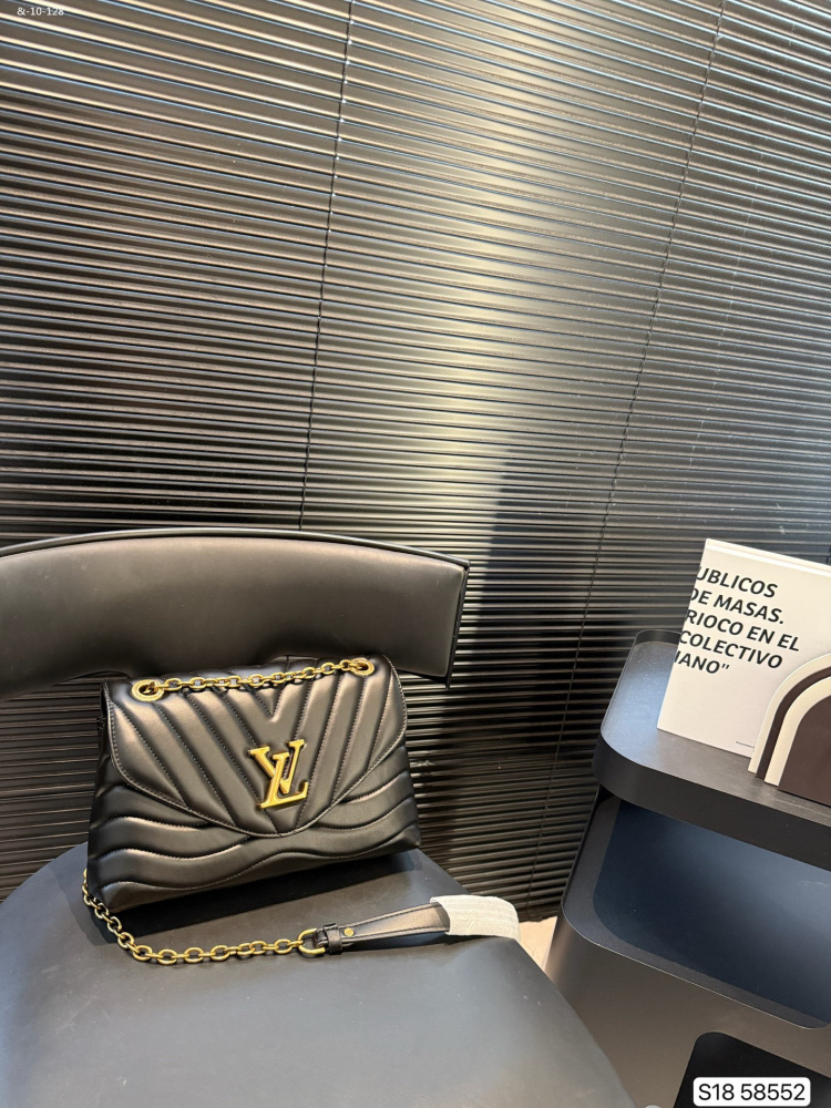 Louis Vuitton women's shoulder cross arm chain bag