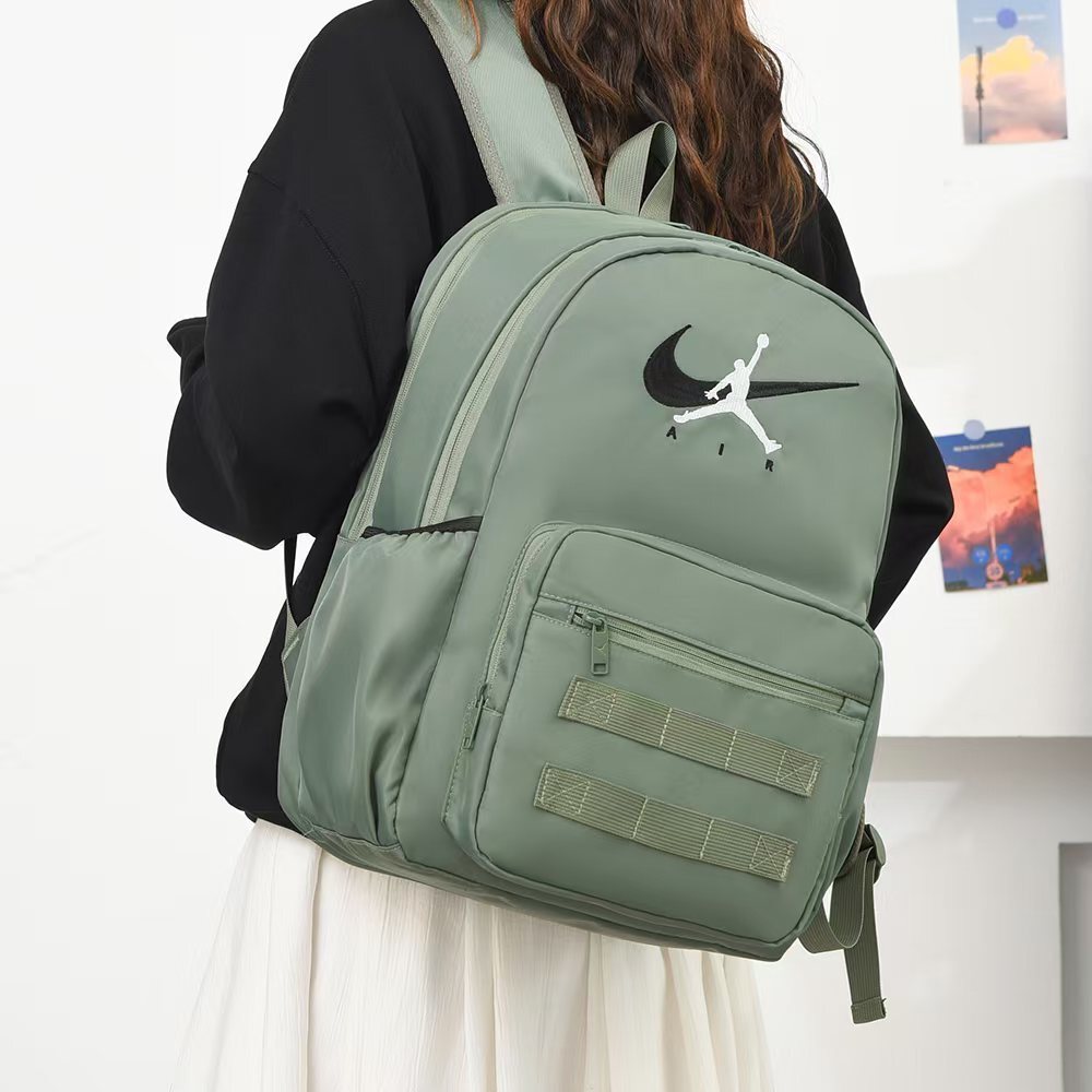 AJ 2-color unisex sports backpack with large capacity