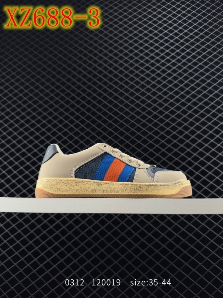 XZ688 gucci istressed creener sneaker