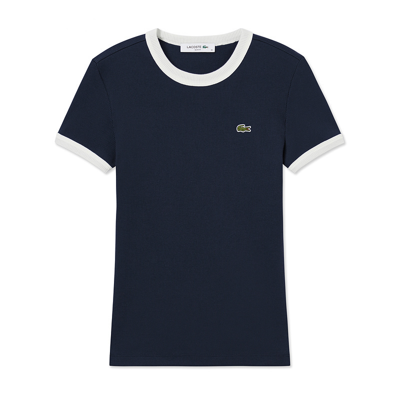 LACOSTE pure cotton women's short-sleeved shirt