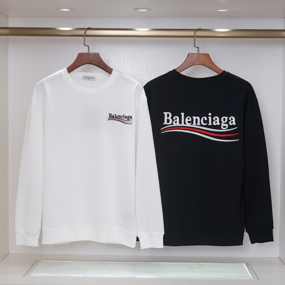 Balenciaga classic embroidered logo crewneck sweatshirt