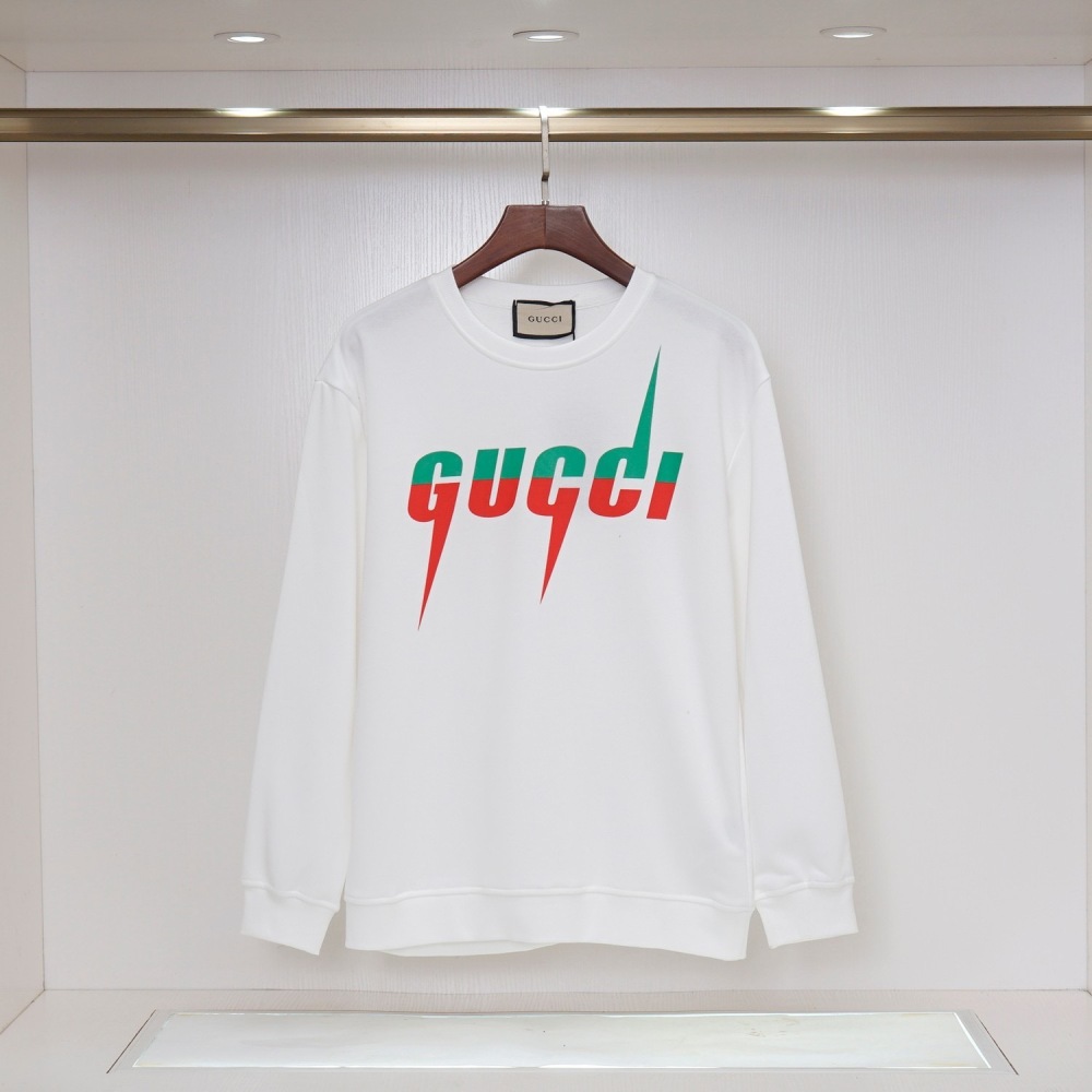 GUCCI Crew Neck Sweatshirt, Classic Print, Unisex