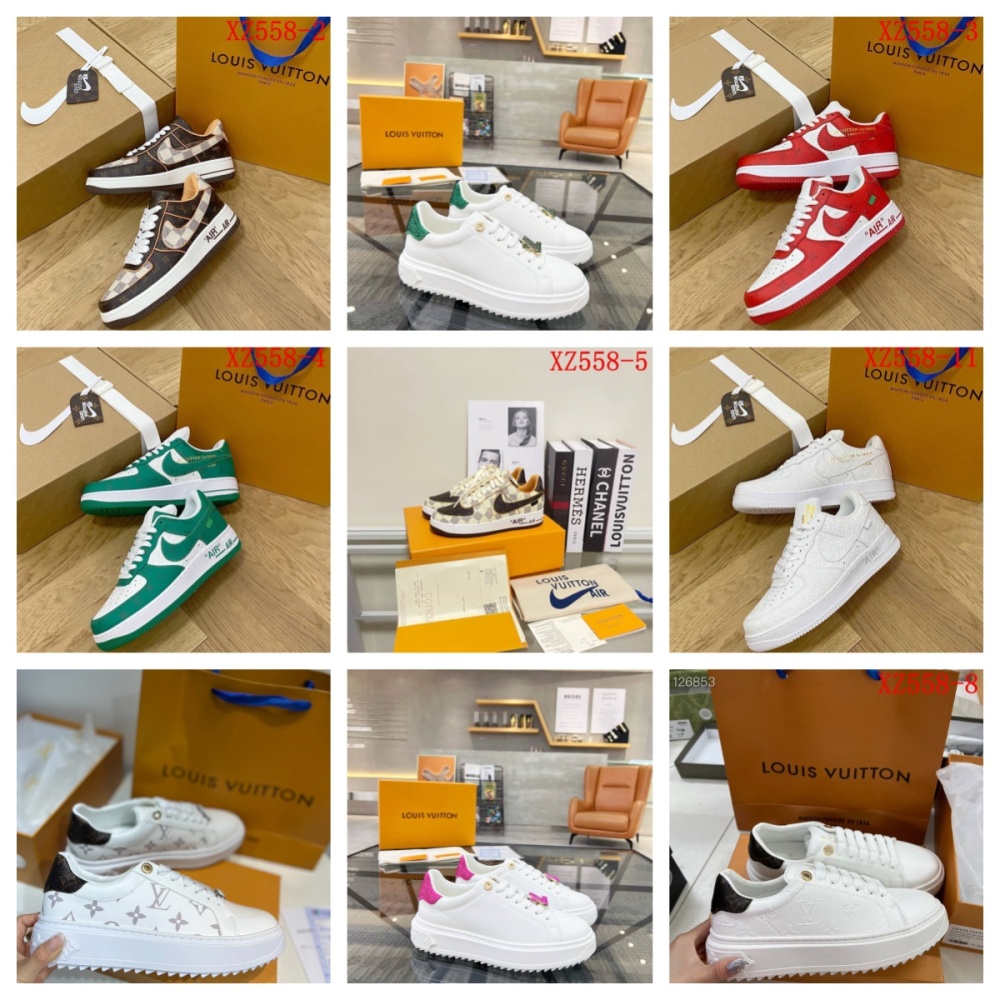 NIKE x LV casual trendy shoes for men and women