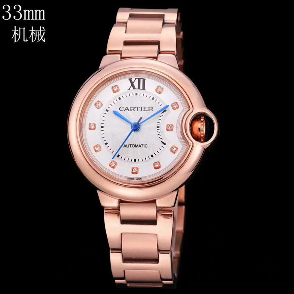 Cartier ladies' high-quality watch with box