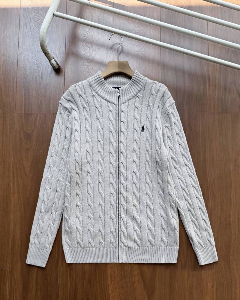 Ralph Lauren Zip-Up Sweater with Stand Collar1