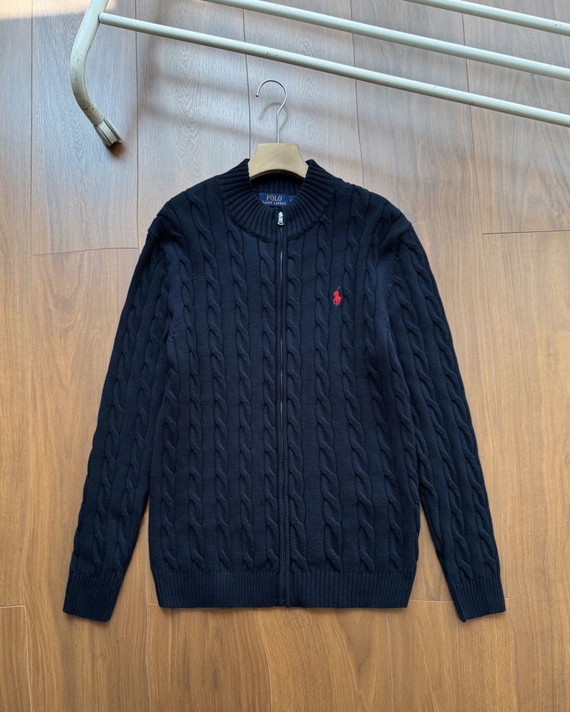 Ralph Lauren Zip-Up Sweater with Stand Collar1