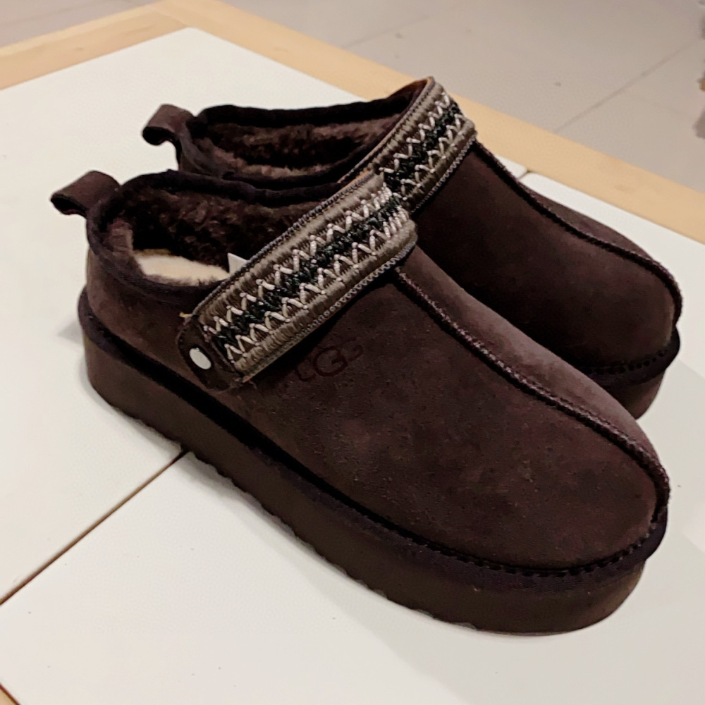 UGG platform lace-up snow boots, size 34-44