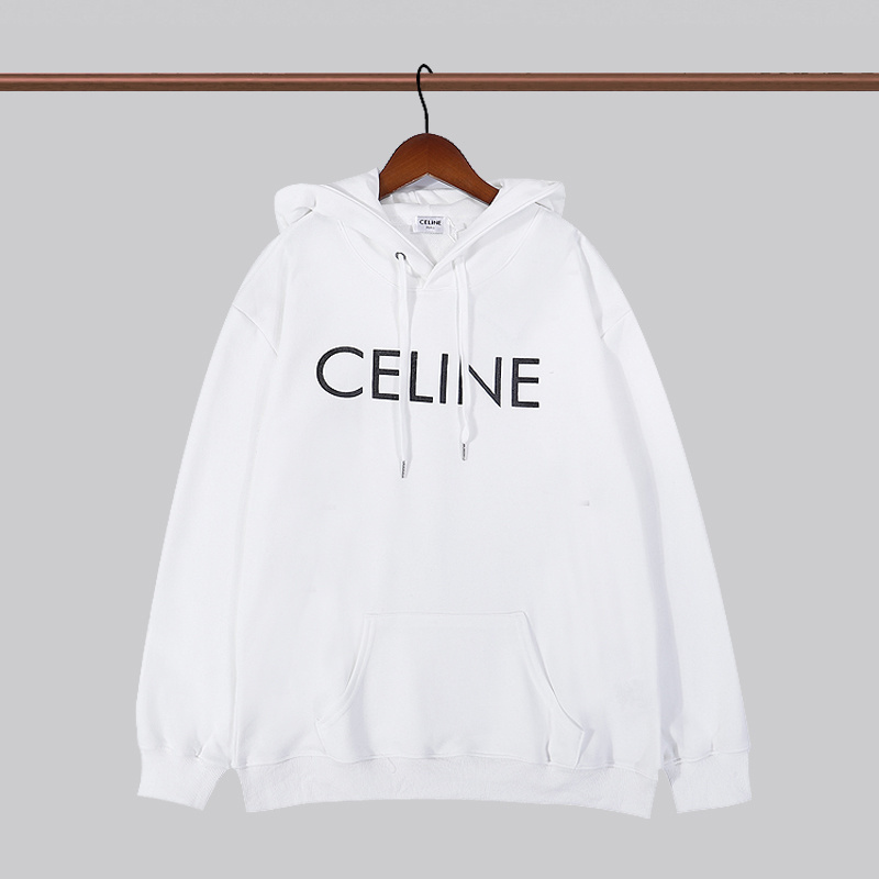 CELINE classic logo print hoodie