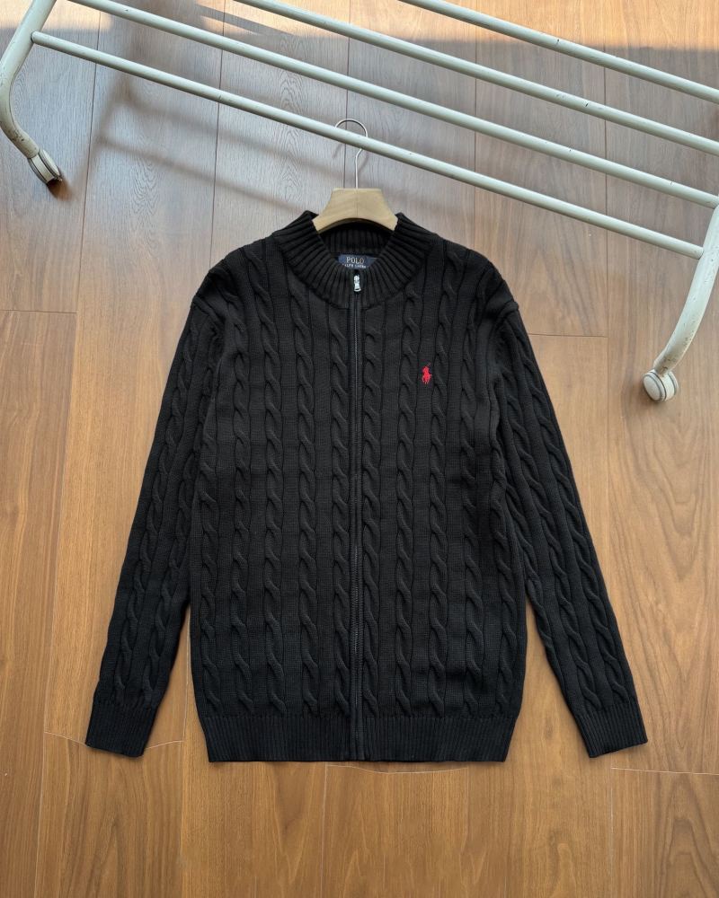 Ralph Lauren Zip-Up Sweater with Stand Collar1