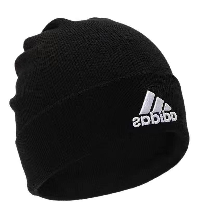 ADIDAS Fall\/Winter Adidas Originals Knit Hat for Men and Women, Windproof Wool Hat, Casual Warm Beanie