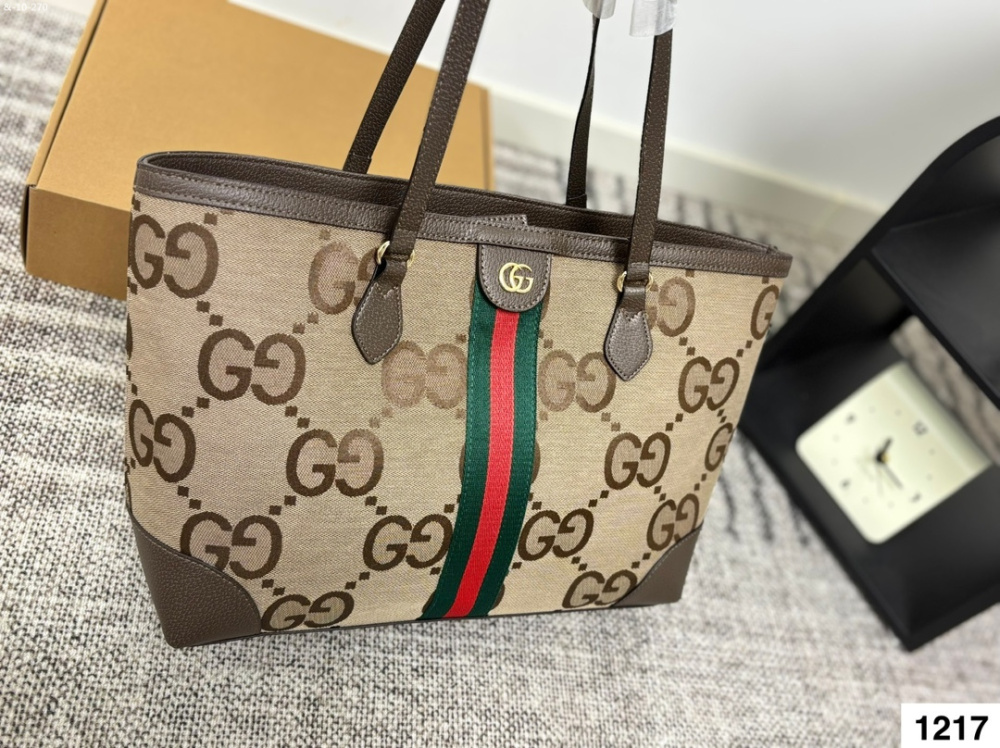 GUCCI shoulder tote shopping bag, tote bag, high-quality