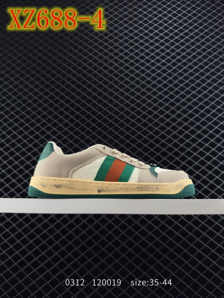 XZ688 gucci istressed creener sneaker