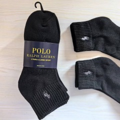 Black mid-calf boots