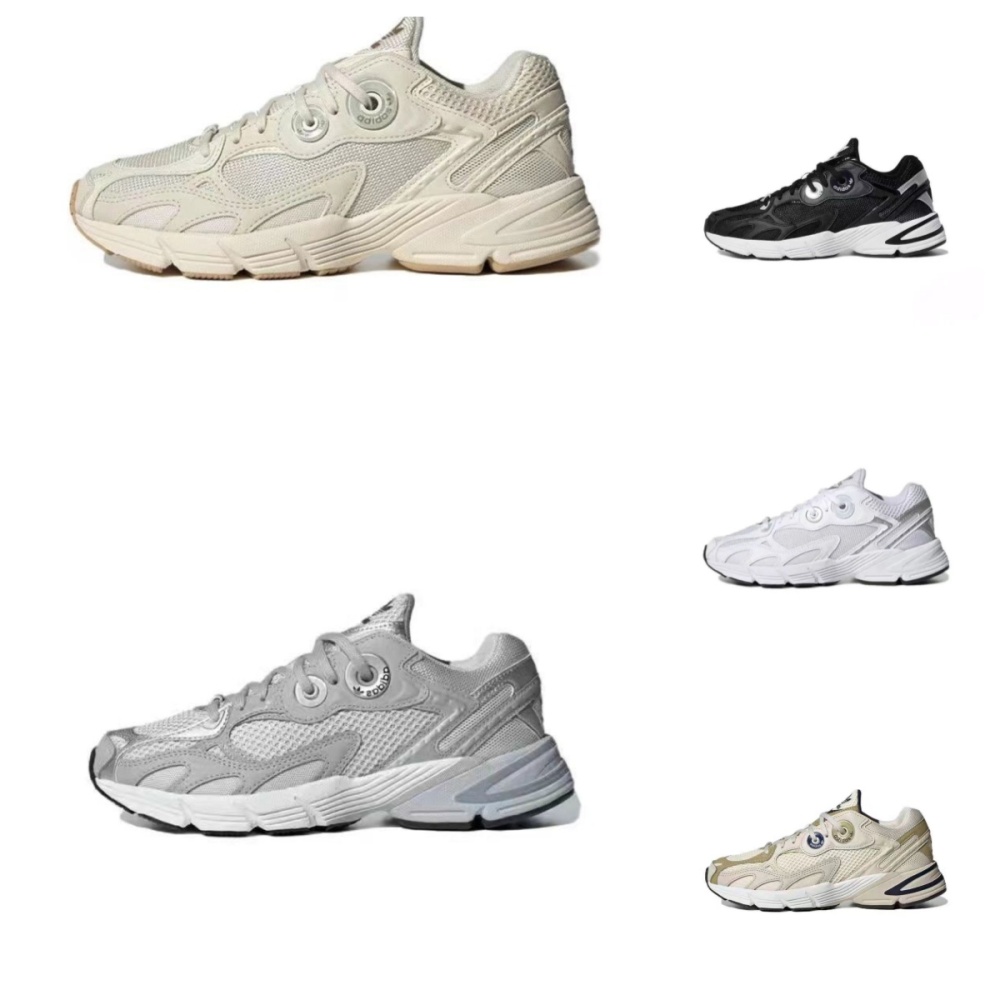 ADIDAS classic Astir chunky sneakers, versatile and stylish, unisex mesh breathable soft sole casual running shoes for couples.