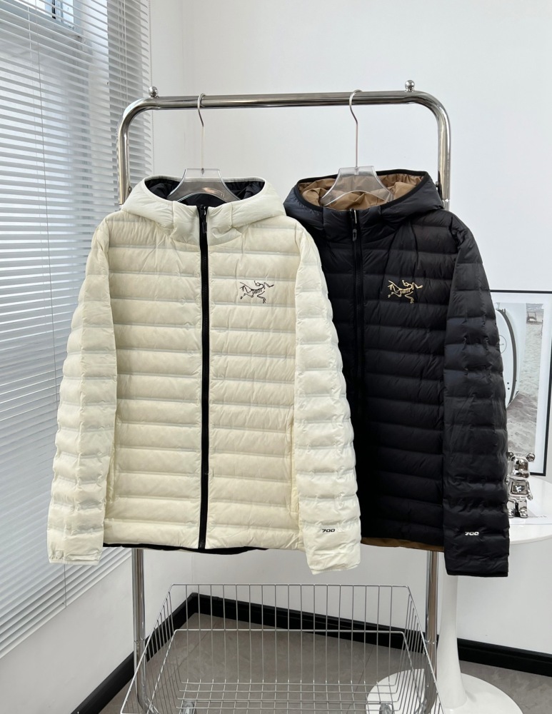 ARC'TERYX reversible down jacket, unisex hooded coat