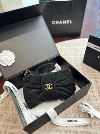 CHANEL Bow Single Shoulder Crossarm Handheld Bow Chain Bag