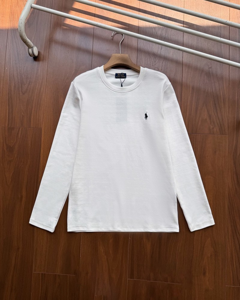 Ralph Lauren Pony embroidered round neck long sleeved T-shirt