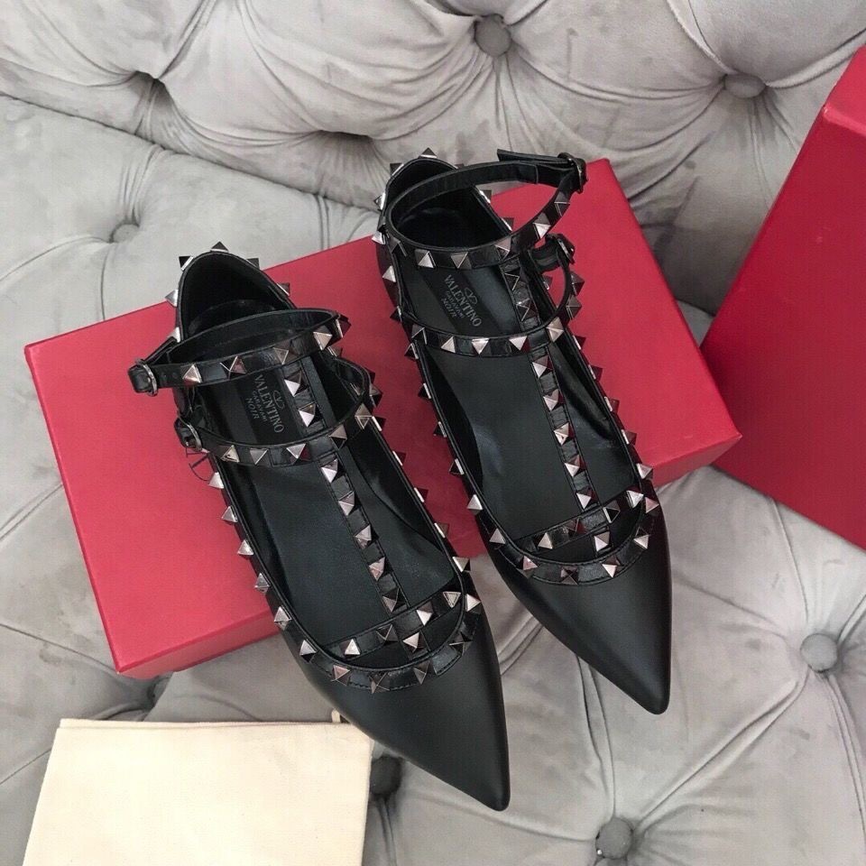 Valentino classic studded women's flats