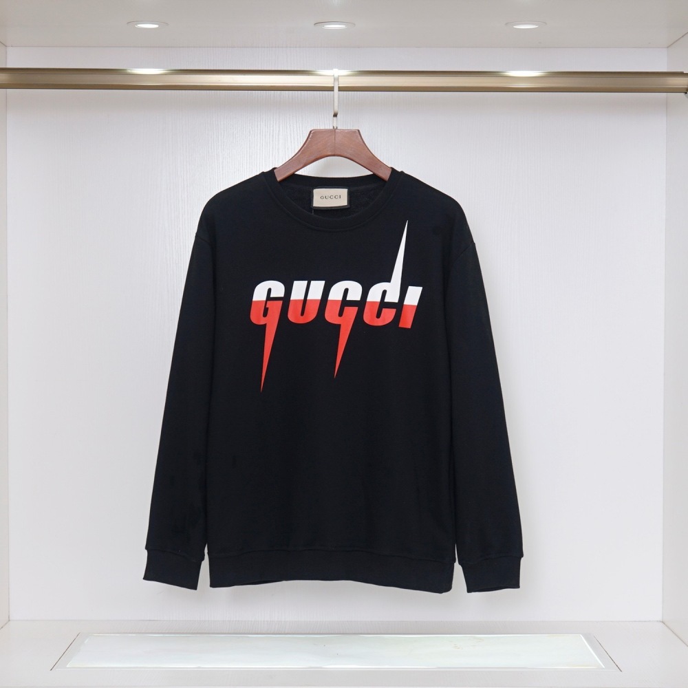GUCCI Crew Neck Sweatshirt, Classic Print, Unisex