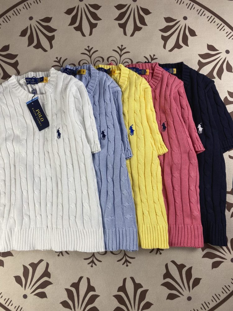 Ralph Lauren Women's Crew Neck Short Sleeve Sweater