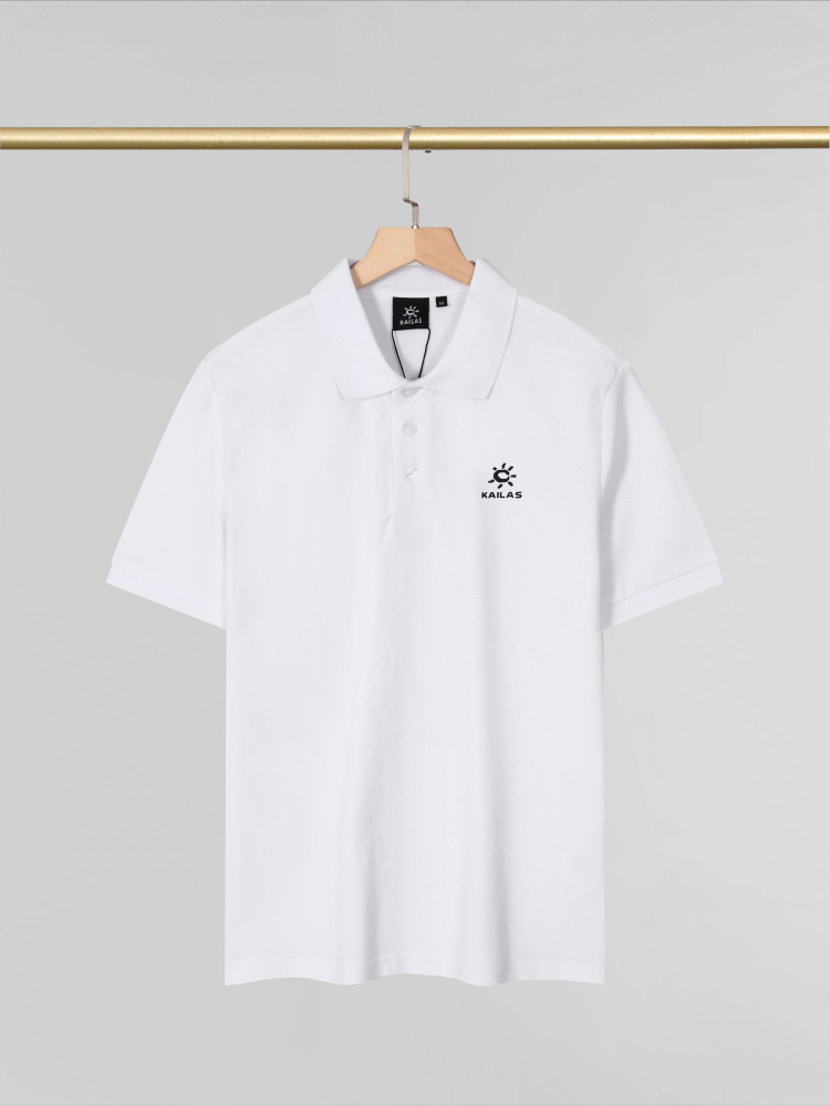 KAILAS polo shirt with collar and short sleeve
