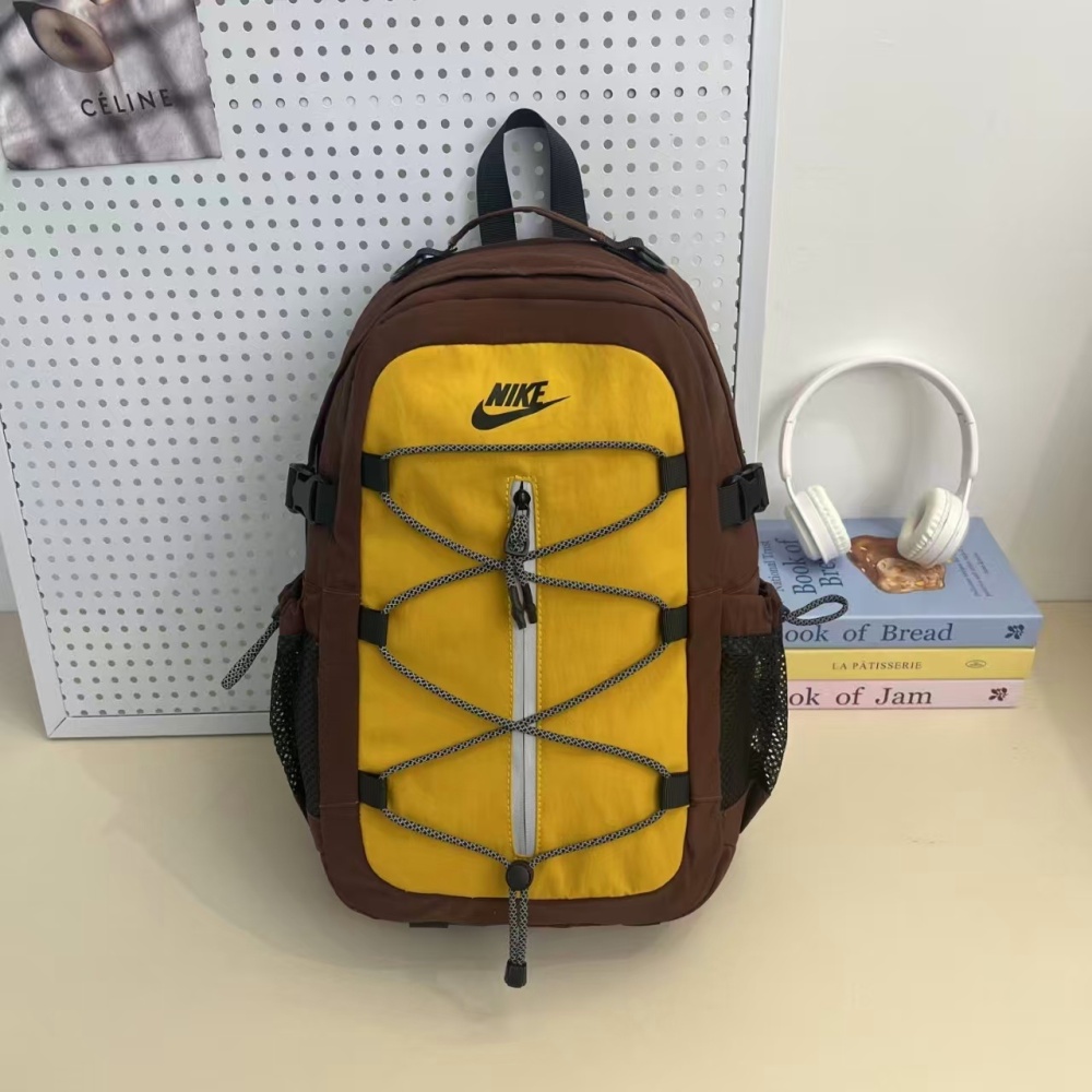 NIKE 5-color outdoor men's and women's casual sports backpack