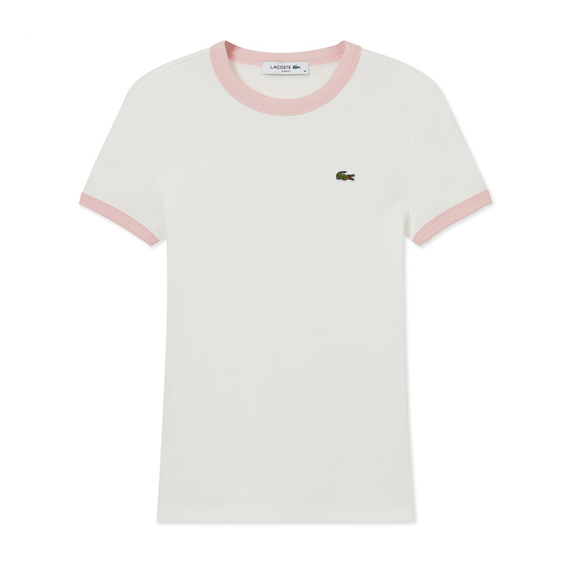 LACOSTE pure cotton women's short-sleeved shirt