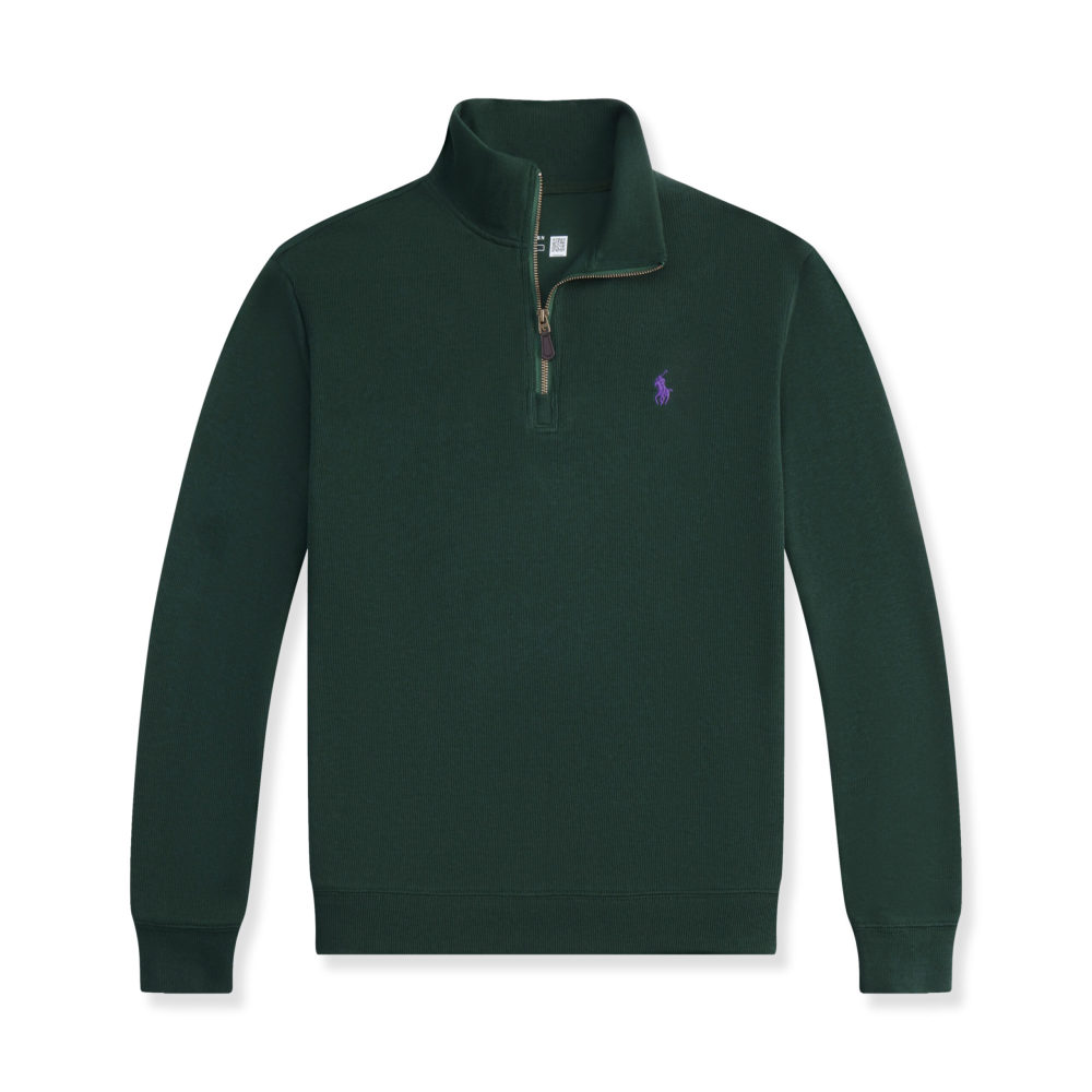 Ralph Lauren New Unisex Lapel Half-Zip Jacket