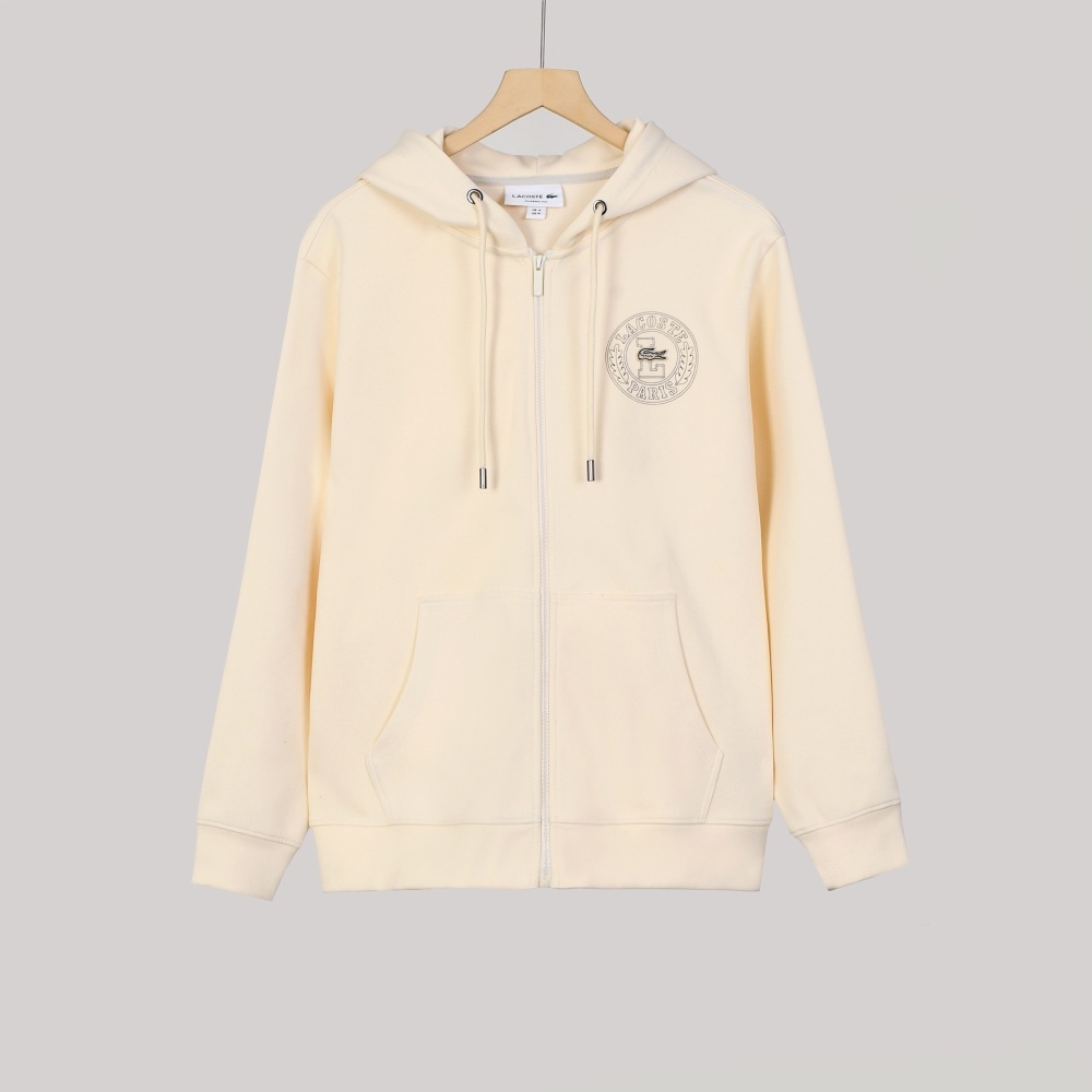 LACOSTE Hooded zippered sweatshirt jacket 2