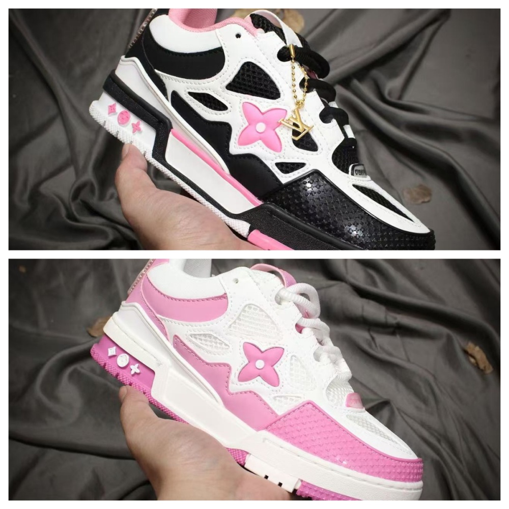 LV New and popular women's loafers\/skate shoes