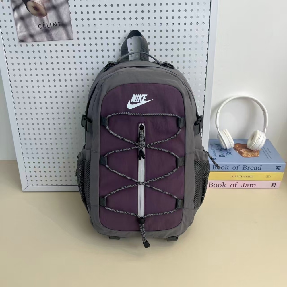 NIKE 5-color outdoor men's and women's casual sports backpack
