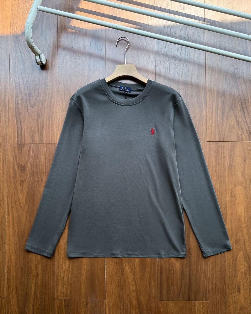 Ralph Lauren Pony embroidered round neck long sleeved T-shirt