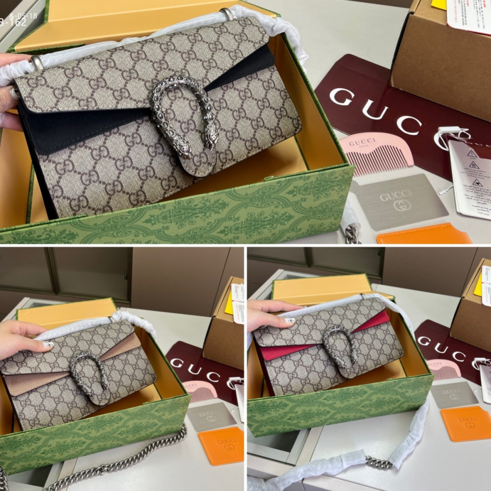 Gucci Dionysus bag in 3 colors, chain bag