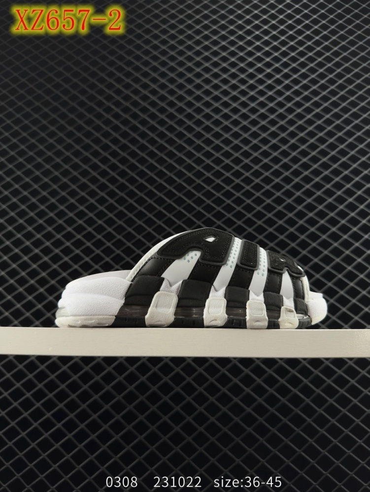 XZ657 Nike Air More Uptempo Slide\"White Aqua\"""