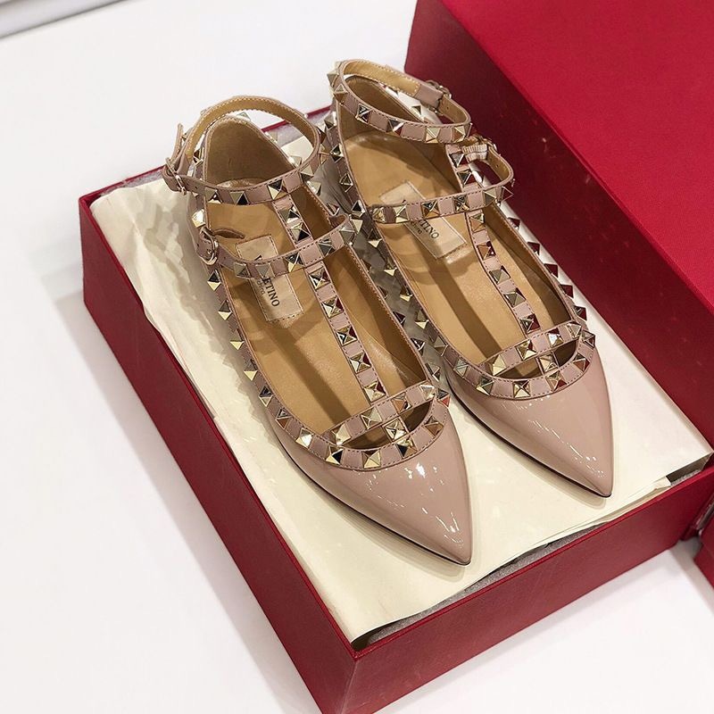 Valentino classic studded women's flats