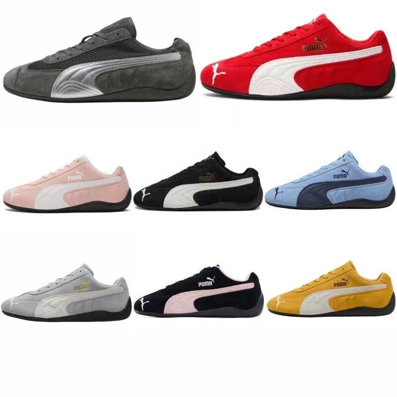 PUMA Rose Low-Top Racing Shoes, Non-Slip, Unisex Retro Versatile Casual Shoes