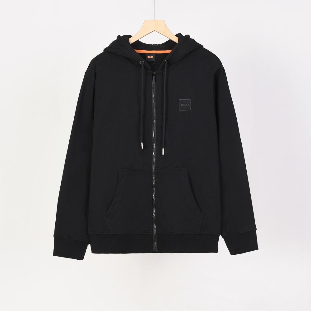 BOSS hooded zipper sweatshirt jacket