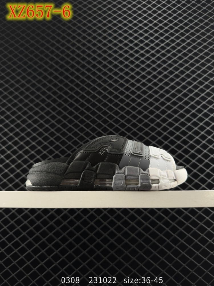 XZ657 Nike Air More Uptempo Slide\"White Aqua\"""