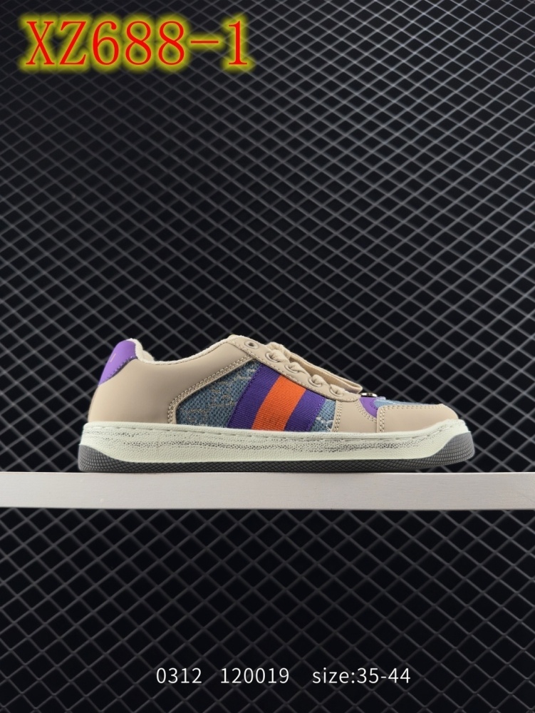 XZ688 gucci istressed creener sneaker