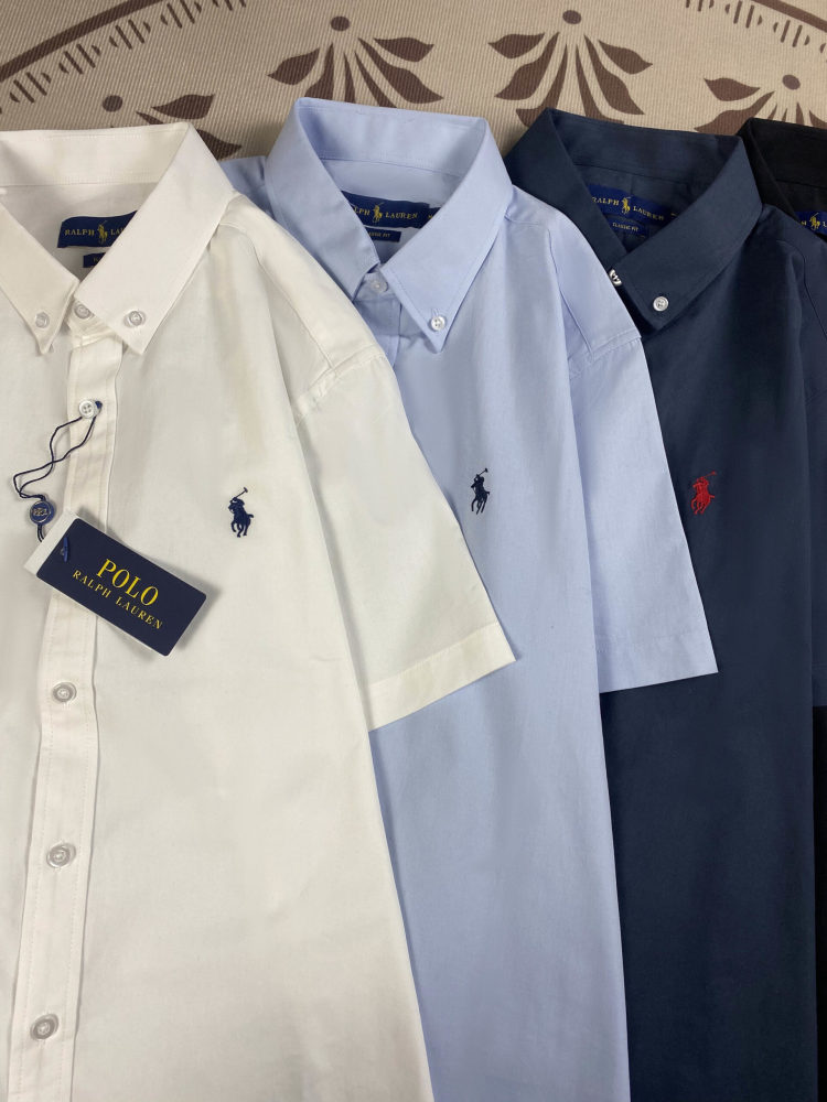Ralph Lauren Classic casual short-sleeved shirts for men and women