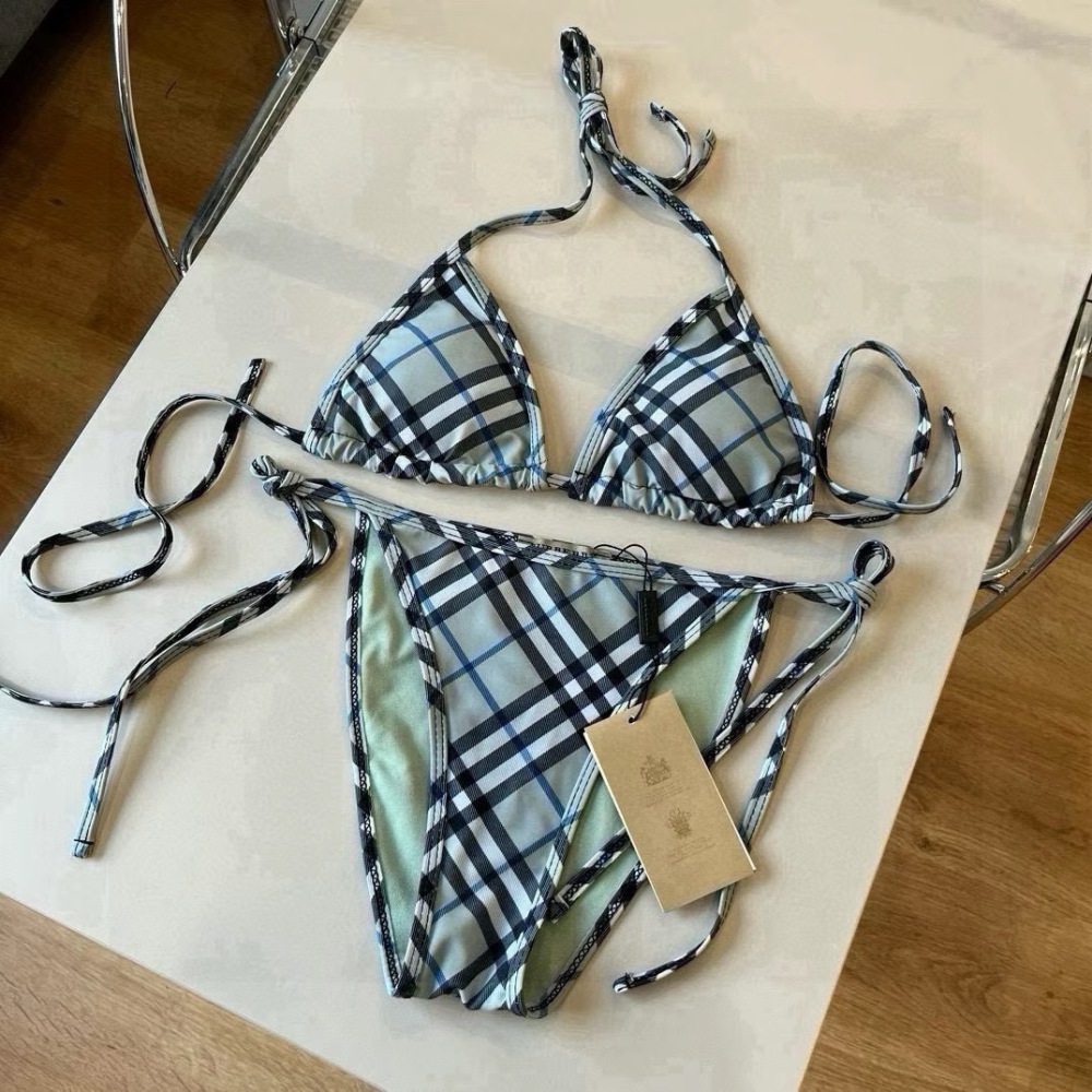 Burberry high-end swimsuit, sexy bikini