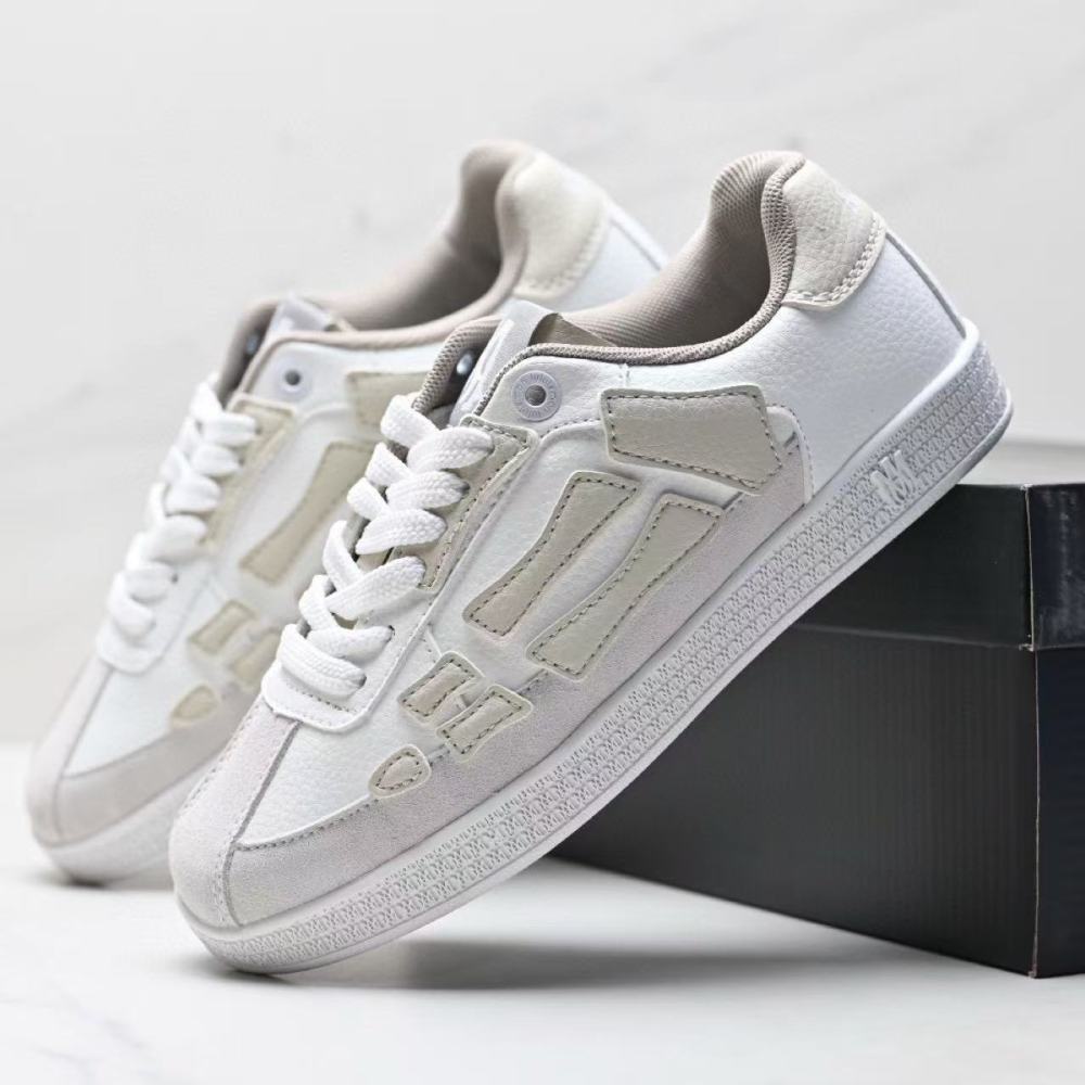 AMIRI Skeleton Design Suede & Leather Trainers