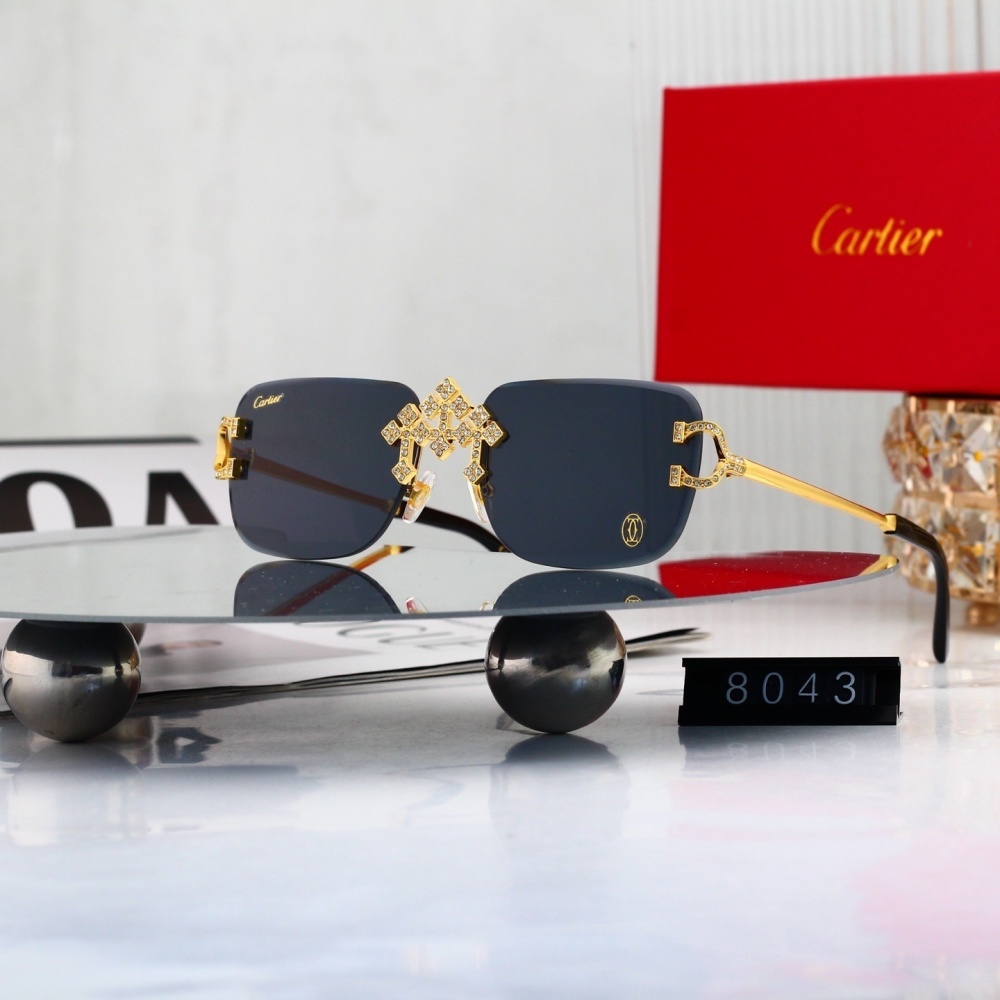 Cartier Rimless Sunglasses 4325