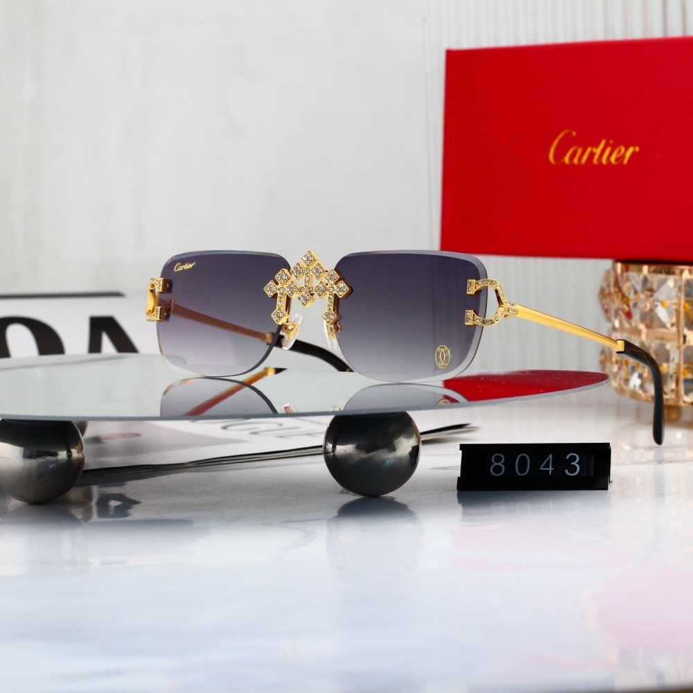 Cartier Rimless Sunglasses 4225